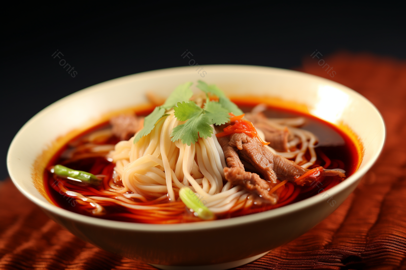 一碗红油拉面面条加肉加辣椒健康美食,高清,摄影图,摄影图片,图片大全,摄影图免费下载